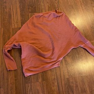 Vici Ribbed sweater- off the shoulder